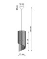 LAMPAMI - lampa sufitowa szkic