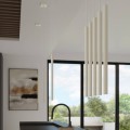 LAMPAMI - tuby sufitowe wiszące, lampa sufitowa, lampa do salonu, lampa nad stół, kaszmirowa lampa do jadalni