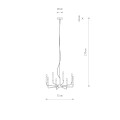 LAMPAMI - lampa sufitowa wisząca szkic