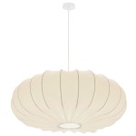 Nowoczesna lampa wisząca 120 cm klosz 66 cm 1xE27 40 W CAFEE LATTE
