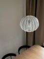 LAMPAMI - nowoczesna lampa wisząca do salonu, lampa do salonu, biała lampa do sypialni, żyrandol do salonu