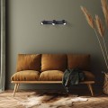 LAMPAMI - potrójna lampa spot, lampa przysufitowa, czarna lampa spot, czarna lampa sufitowa regulowana