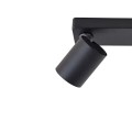 LAMPAMI - potrójna lampa spot, lampa przysufitowa, czarna lampa spot, czarna lampa sufitowa regulowana