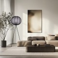 LAMPAMI - nowoczesna lampa podłogowa czarna, lampa stojąca, lampa podłogowa do salonu, lampa japandi