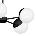 LAMPAMI - lampa sufitowa do salonu klosze białe kule, lampa sufitowa wisząca do salonu, lampa nad stół, lampa szklane kule