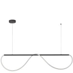 Designerska lampa wisząca ledowa 130 cm Meleca M czarna LED CCT
