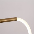 LAMPAMI - nowoczesna lampa wisząca, lampa do salonu, złota lampa ledowa, lampa do sypialni, designerska lampa ledowa