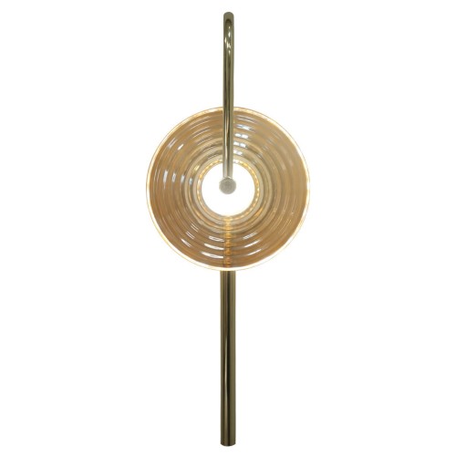 LAMPAMI - lampa ścienna, kinkiet do salonu, złoty kinkiet nowoczesny, kinkiet do sypialni, kinkiet ledowy