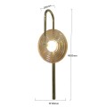 LAMPAMI - lampa ścienna, kinkiet do salonu, złoty kinkiet nowoczesny, kinkiet do sypialni, kinkiet ledowy