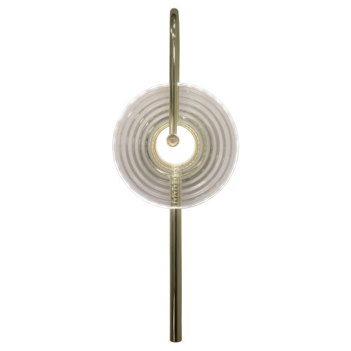 LAMPAMI - lampa ścienna, kinkiet do salonu, złoty kinkiet nowoczesny, kinkiet do sypialni, kinkiet ledowy