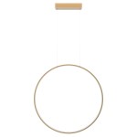 Złota lampa łazienkowa wisząca 150 cm IP44 MIRROR L LED CCT