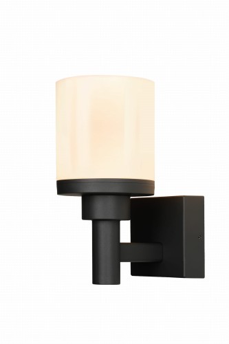 LAMPAMI - lampa tarasowa na ścianę, lampa zewnętrzna, kinkiet zewnętrzny, lampa na elewację, czarna lampa zewnętrzna na dom