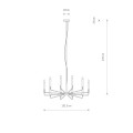 LAMPAMI - lampa sufitowa wisząca szkic
