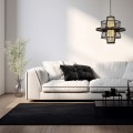 LAMPAMI - lampa wisząca BOHO, żyrandol BOHO, lampa japandi, lampa ratanowa,lampa w stylu boho, żyrandol BOHO