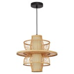 Żyrandol BOHO lampa wisząca rattanowa 142,5 cm 1xE27 ASTRA
