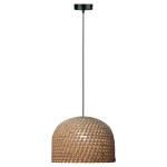 Lampa BOHO wisząca 120 cm 1xE27 rattanowa jasna 50 cm KANSO
