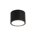 LAMPAMI - oprawa sufitowa natynkowa czarna, lampa tuba sufitowa, lampa kuchenna, czarna lampa do biura