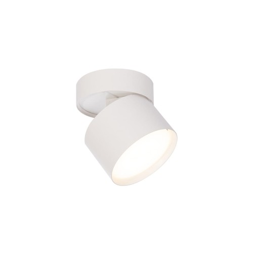 LAMPAMI - oprawa sufitowa natynkowa biała, lampa tuba sufitowa regulowana, lampa kuchenna, biała lampa do biura