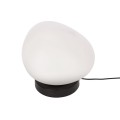 LAMPAMI - lampka nocna klosze szklane kule, czarna lampa stołowa, lampka do sypialni