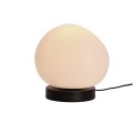 LAMPAMI - lampka nocna klosze szklane kule, czarna lampa stołowa, lampka do sypialni
