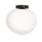 Lampa sufitowa klosz biała kula nieregularna plafon 30 cm 1xE27 40W STONES