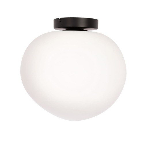 LAMPAMI - lampa sufitowa nowoczesna, lampa kula sufitowa, lampa do sypialni plafon, plafon klosz biała kula