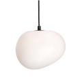 LAMPAMI - lampa wisząca nowoczesna, lampa kula wisząca, lampa do sypialni wisząca, klosze białe kule