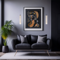 LAMPAMI - lampa ledowa do salonu, lampa do sypialni, lampa sufitowa led, pojedyncza lampa wisząca, lampa wisząca ledowa