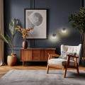LAMPAMI - lampa do salonu nad sofą, klosze szklane kule dymione, lampa wisząca czarna dymiona, lampa do sypiani przy łóżku