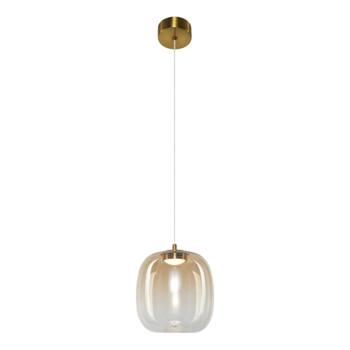 LAMPAMI - lampa do jadalni, klosze szklane kule, lampa wisząca złota, lampa do sypiani przy łóżku