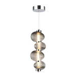 Pojedyncza lampa ledowa wisząca dymiona 181 cm 3000K BOLLA SMOKED 17W LED