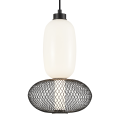 LAMPAMI - lampa ledowa czarna, czarna lampa wisząca, lampa wisząca czarna