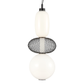 LAMPAMI - lampa ledowa czarna, czarna lampa wisząca, lampa wisząca czarna