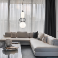 LAMPAMI - lampa ledowa czarna, czarna lampa wisząca, lampa wisząca czarna