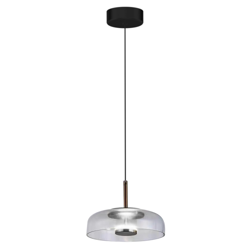 LAMPAMI - lampa do salonu nad sofą, lampa wisząca czarna dymiona, nowoczesna lampa ledowa wisząca, lampa do sypiani