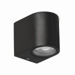  Lampa  na elewację, nowoczesny kinkiet zewnętrzny czarny IP44 1xGU10 35W LOBELIA
