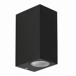 Lampa elewacyjna, nowoczesny kinkiet zewnętrzny czarny IP44 2xGU10 35W NERIUM 