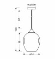 LAMPAMI - lampa wisząca szkic