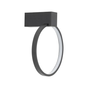 Nowoczesny kinkiet ledowy czarny 4000K CIRCOLO LED XS