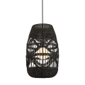 LAMPAMI - lampa sufitowa BOHO, żyrandol BOHO, czarna lampa w stylu boho, lampa boho do salonu ARONA BLACK