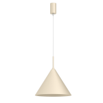 Lampa wisząca pojedyncza stożek 32 cm 1xGX53 kolor kremowy CAPITAL CREAMY 