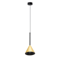 LAMPAMI - lampa wisząca nowoczesna, lampa do jadalni, lampa nowoczesna wisząca, lampa do sypialni, złota lampa wisząca CONE Złoty 1xGU10