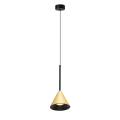 LAMPAMI - lampa wisząca nowoczesna, lampa do jadalni, lampa nowoczesna wisząca, lampa do sypialni, złota lampa wisząca CONE Złoty 1xGU10