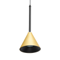 LAMPAMI - lampa wisząca nowoczesna, lampa do jadalni, lampa nowoczesna wisząca, lampa do sypialni, złota lampa wisząca CONE Złoty 1xGU10