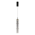 LAMPAMI - lampa ledowa do salonu, lampa do sypialni, lampa sufitowa led, pojedyncza lampa wisząca, lampa wisząca ledowa BATO Smoked 4W LED