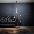 LAMPAMI - lampa ledowa do salonu, lampa do sypialni, lampa sufitowa led, pojedyncza lampa wisząca, lampa wisząca ledowa BATO Smoked 4W LED