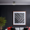 LAMPAMI - lampa do salonu nad sofę, lampa ledowa czarna dymiona, lampa do sypiani VASO SMOKED 4W