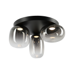 Plafon ledowy sufitowy dekoracyjny szkło dymione 12W VASO SMOKED LED 