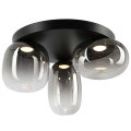 LAMPAMI - lampa do salonu nad sofę, lampa ledowa czarna dymiona, lampa do sypiani, lampa na korytarz  VASO SMOKED 12W