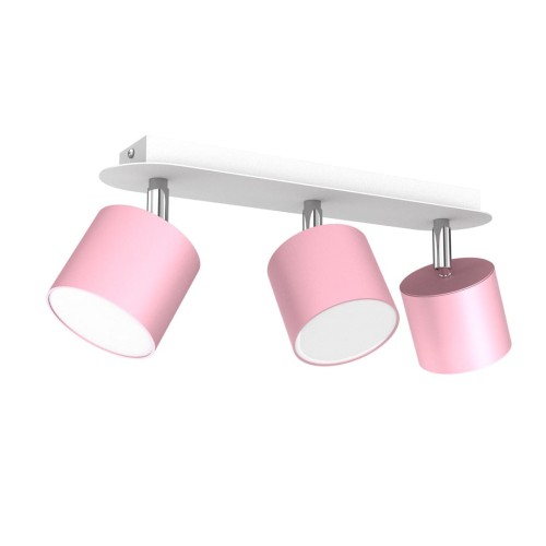 LAMPAMI - lampa dla dziewczynki, lampa do pokoju dziecięcego, lampa dziecięca, lampa sufitowa do pokoju dziecka DIXIE Pink/White